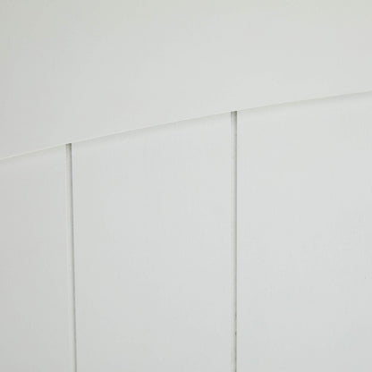 Bed With Trundle Slats For Kid - White