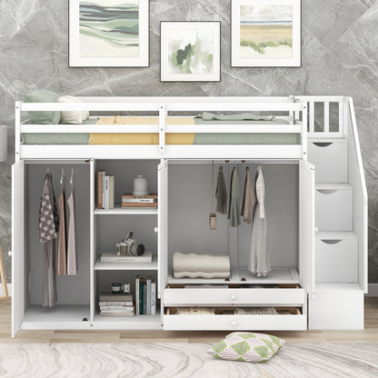 Lofty Haven: The Ultimate Storage Bed