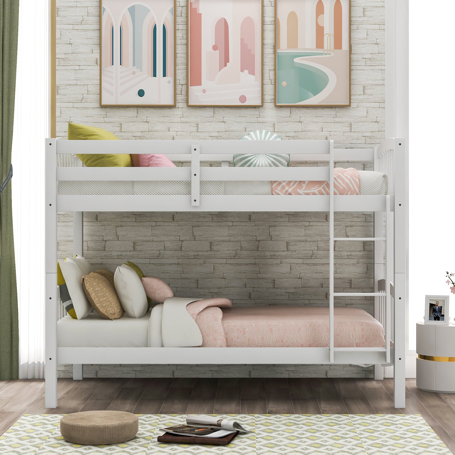 Snowy Peaks Twin Bunk Bed