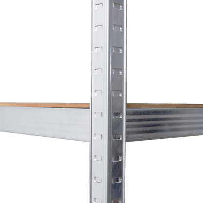 Silver Max Storage 5-Tier Utility Shelves - M