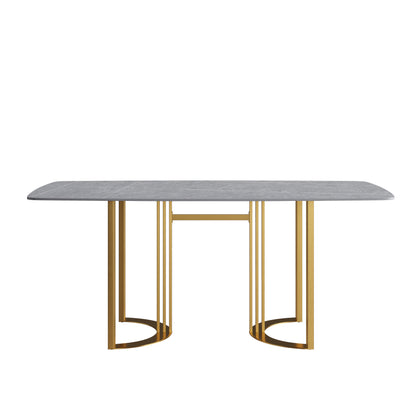 Golden Curve Dining Table