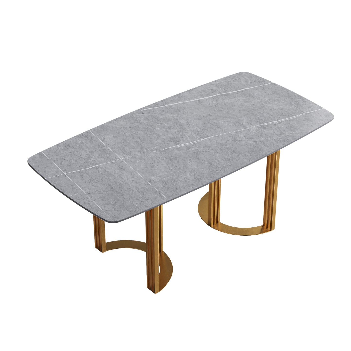 Golden Curve Dining Table