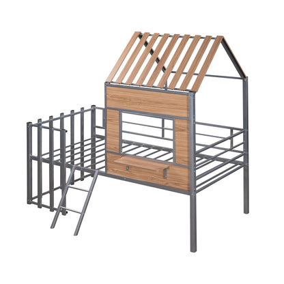 Silver Sky Loft Bed