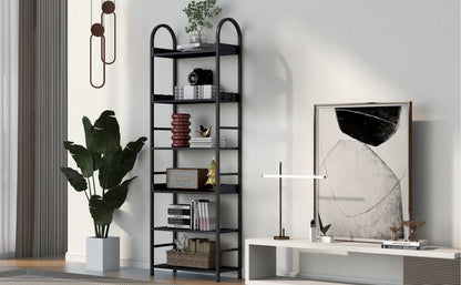Tall Tower Bookcase - Black