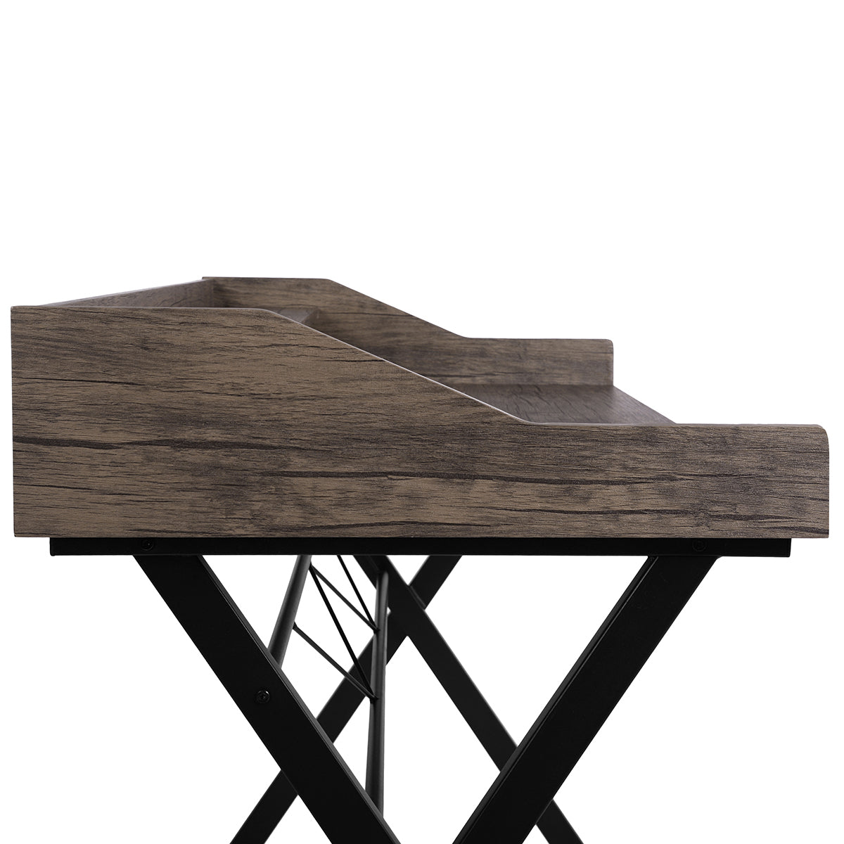 Cubi Computer Desk - Beige & White