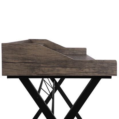 Cubi Computer Desk - Beige & White