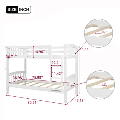 Snowy Peaks Twin Bunk Bed