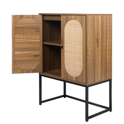Rattan Haven Cabinet - Walnut
