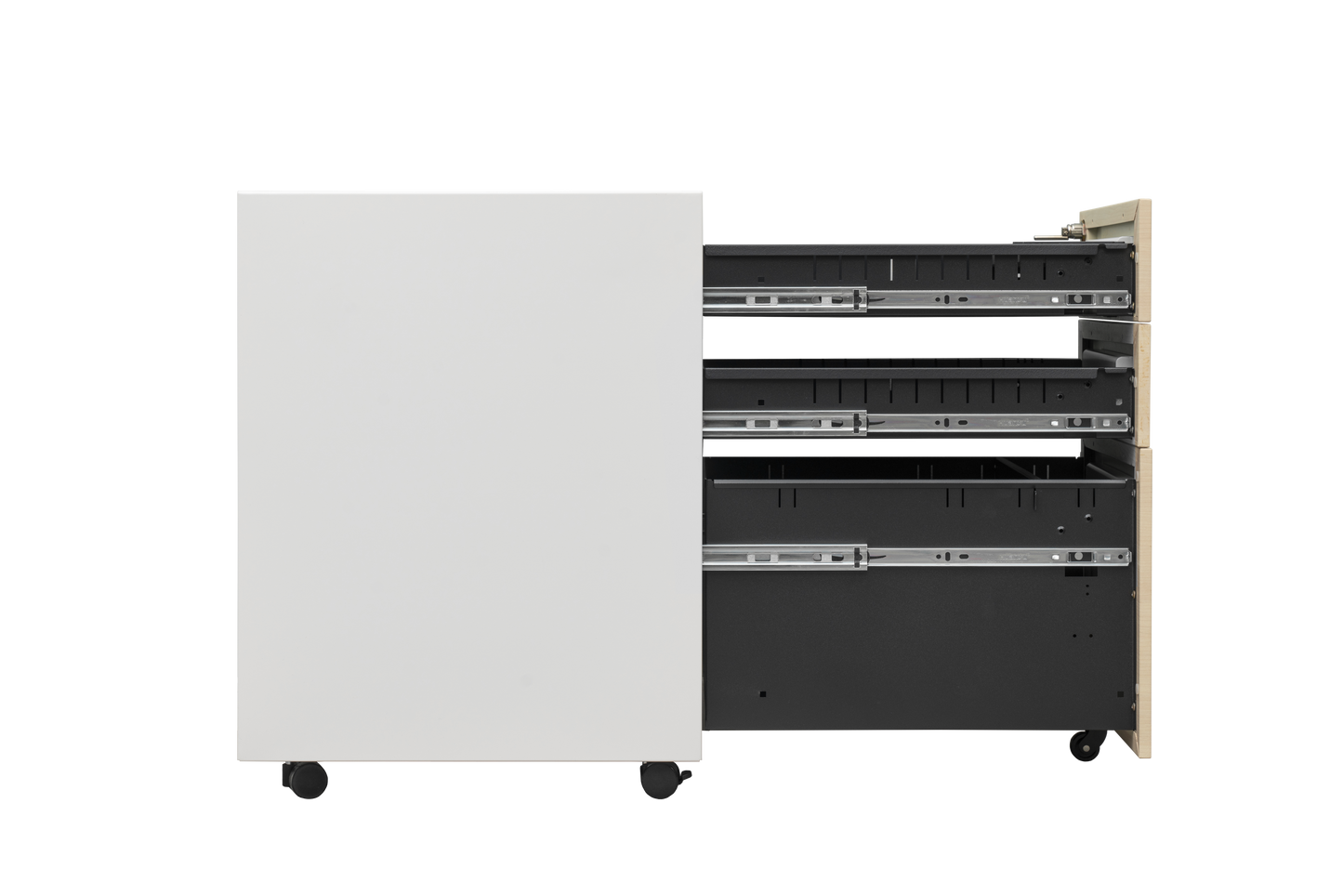 Compact 3 Drawer Mobile File Cabinet - Chery