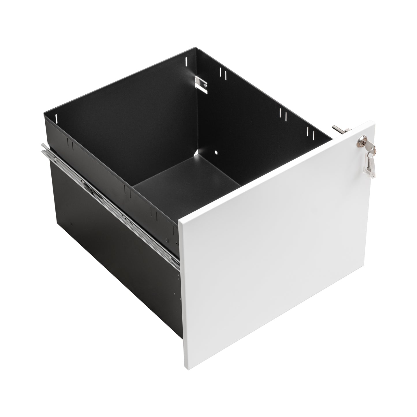 Secure File Cabinet - White