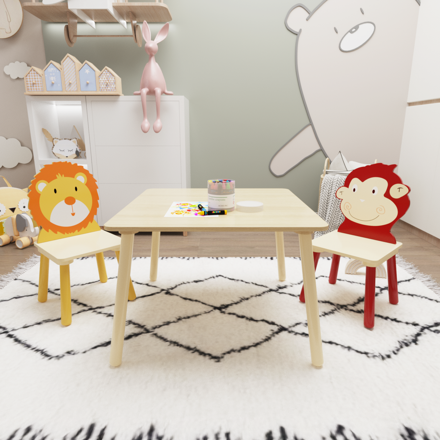 Jungle Adventure Table and Chair Set