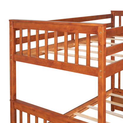 Walnut Haven Twin-Over-Full Bunk Bed