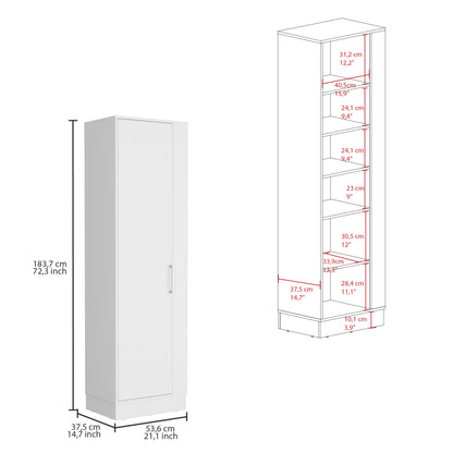 Lio Storage Cabinet - White