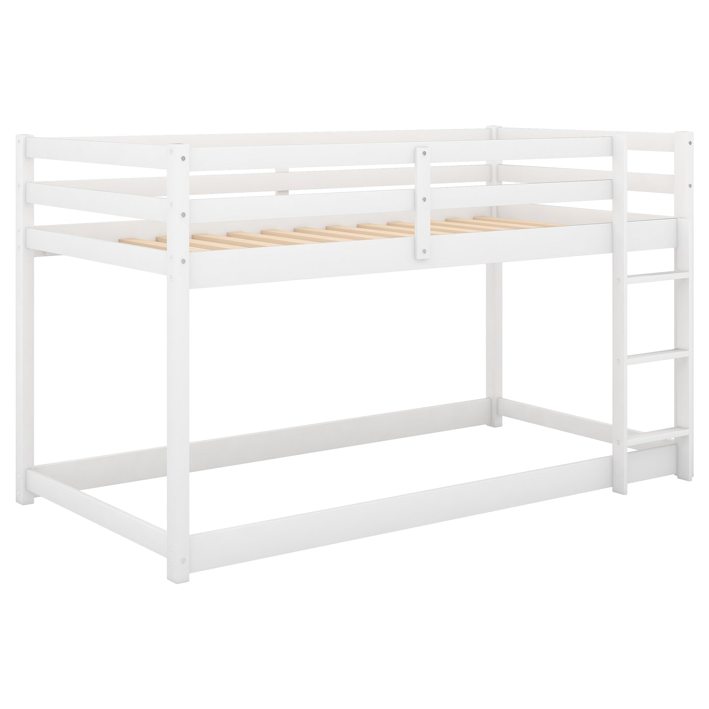 Cloud Haven Twin Bunk Bed - White
