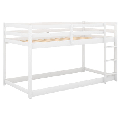 Cloud Haven Twin Bunk Bed - White