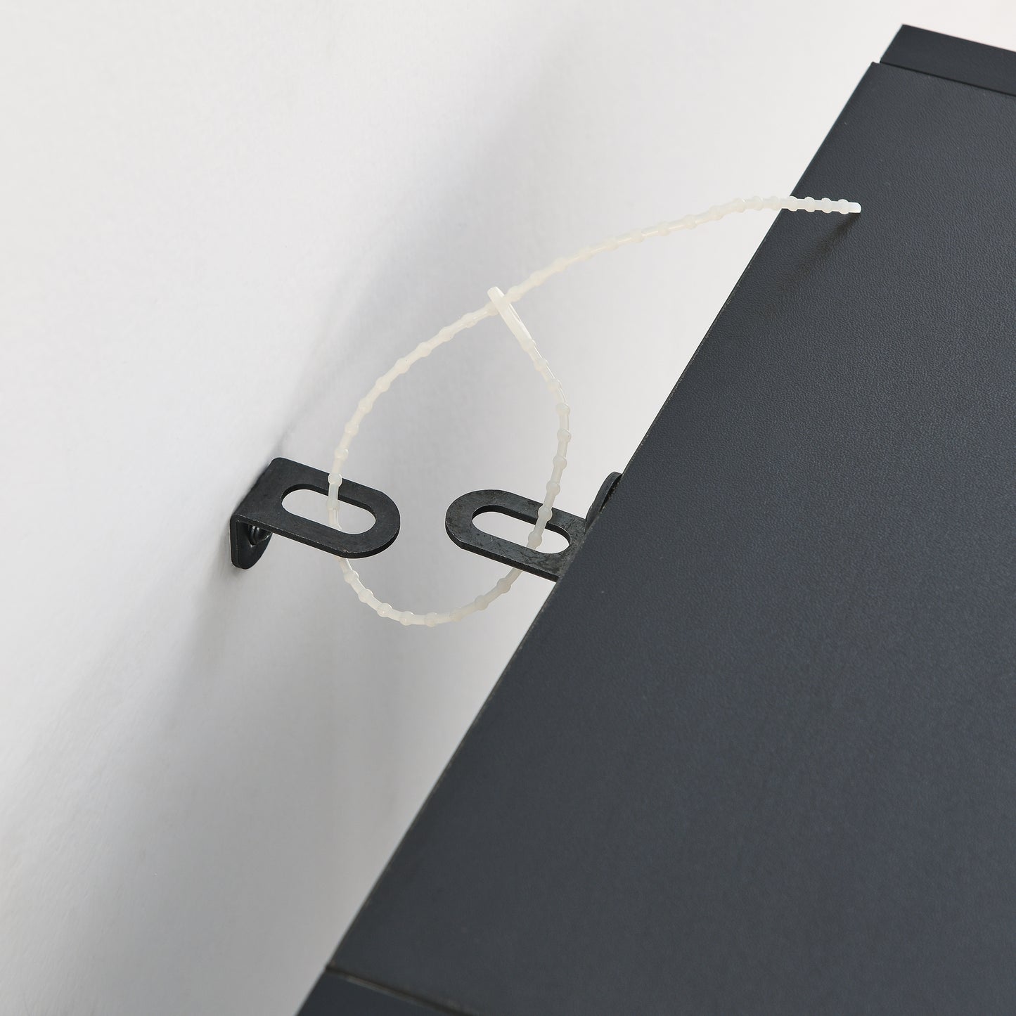 Slim Storage Cabinet - Black
