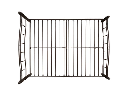 Royal King Size Metal Bed Frame - Bronze