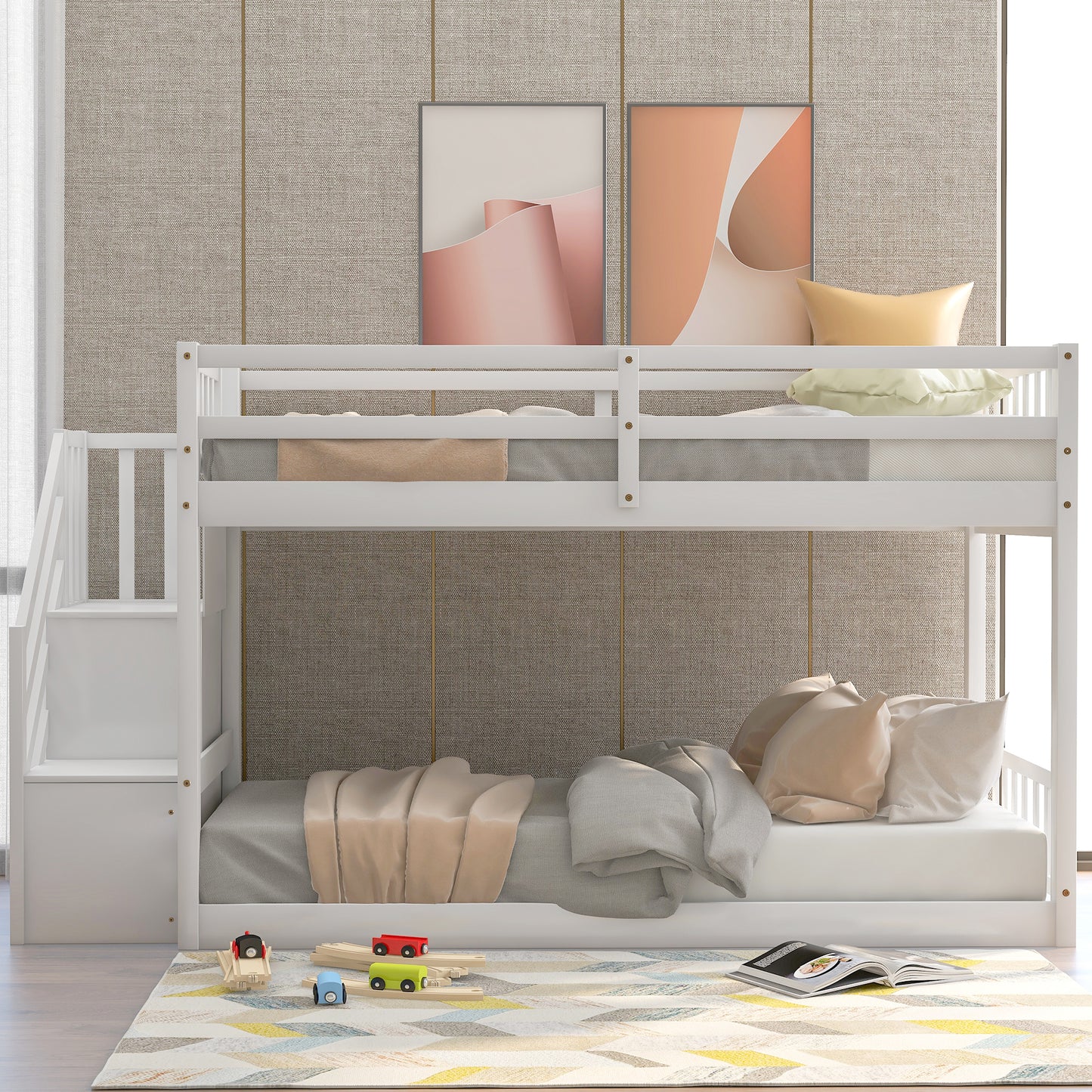 Cloud Haven Twin Loft Bed - White