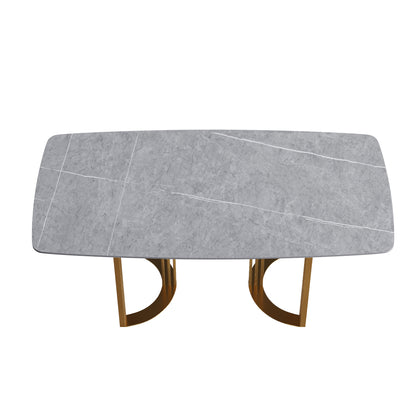 Golden Curve Dining Table