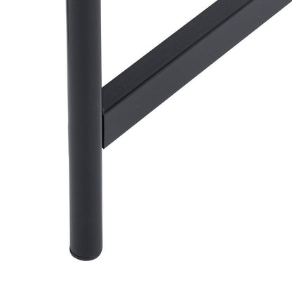 Eco Write Oak & Black Metal Frame Desk