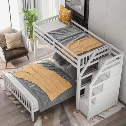 Snowy Steps Loft Bed