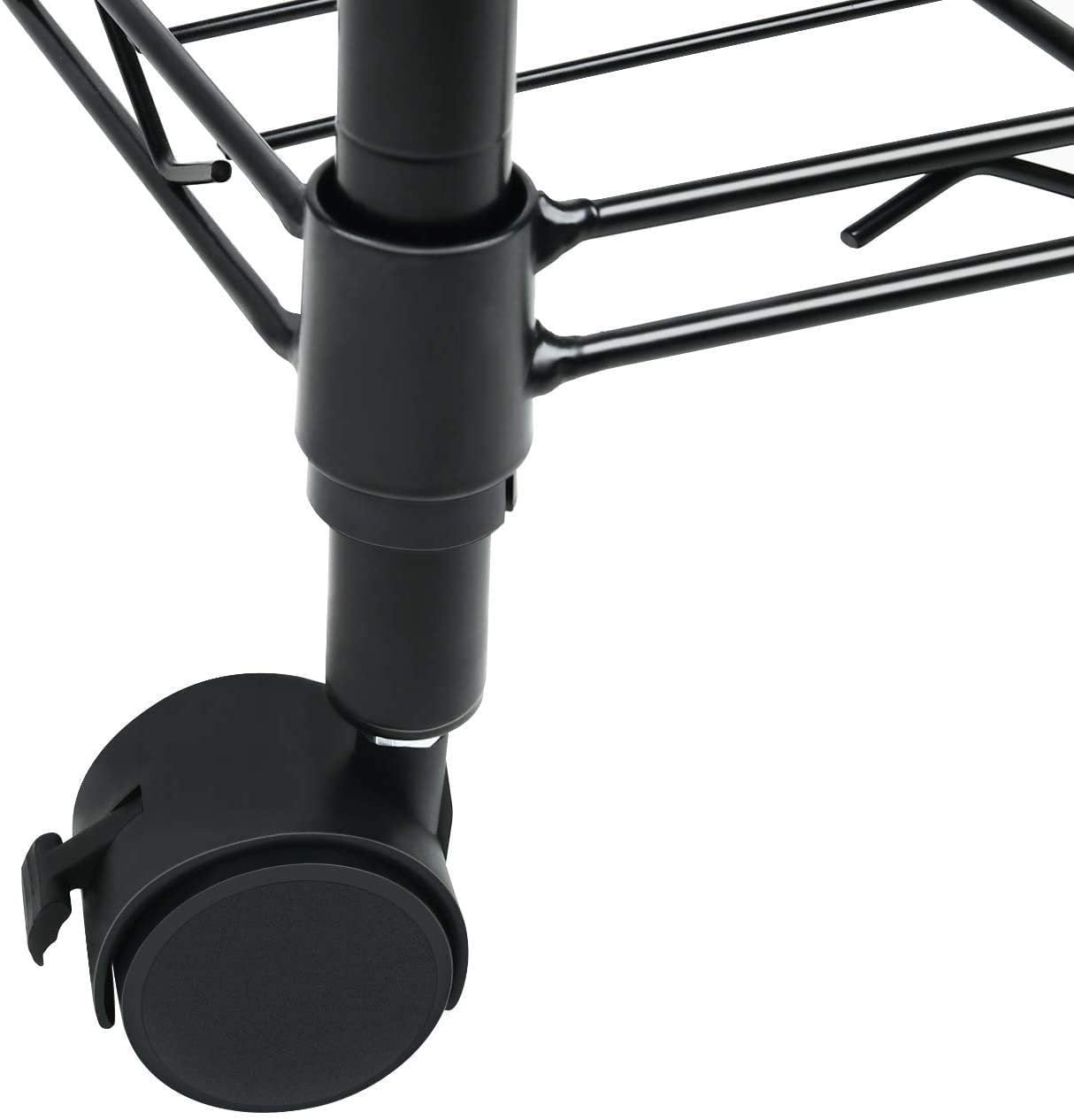 Simple Deluxe 5-Tier Heavy Duty Storage Shelving - Black