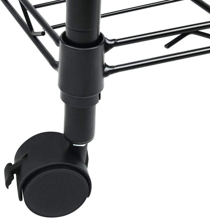 Simple Deluxe 5-Tier Heavy Duty Storage Shelving - Black