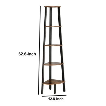 Corner Craft Industrial Wood Shelf
