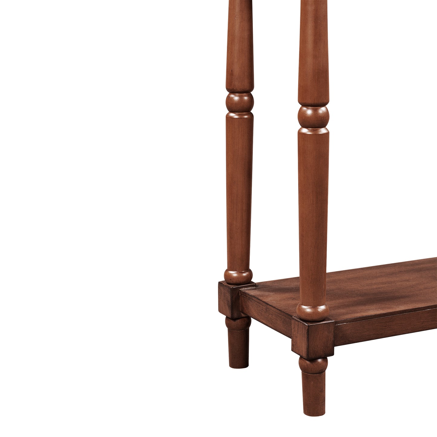ElegantWood Console: Timeless Entryway Table with Storage