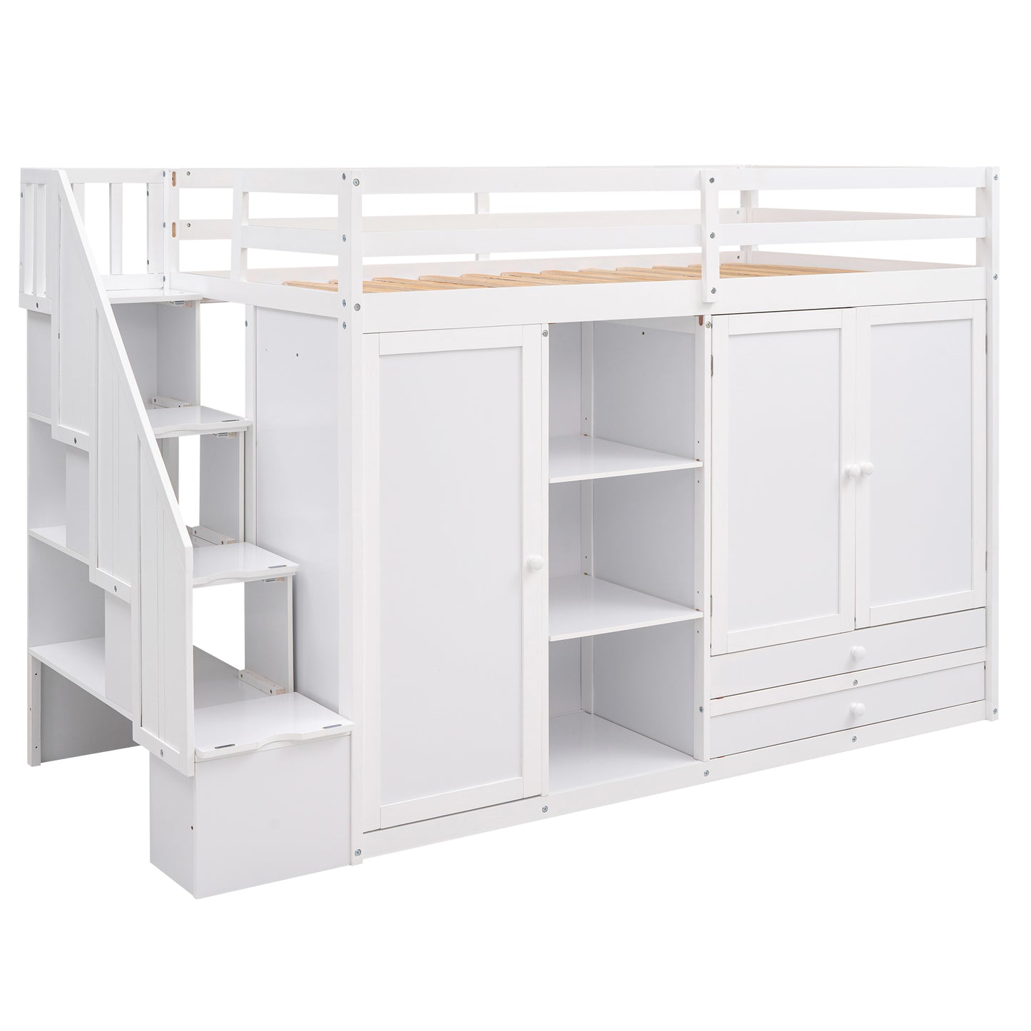 Lofty Haven: The Ultimate Storage Bed