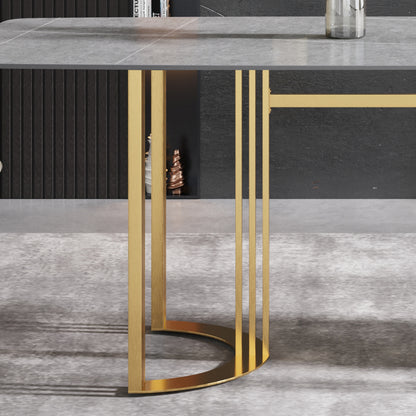 Golden Curve Dining Table