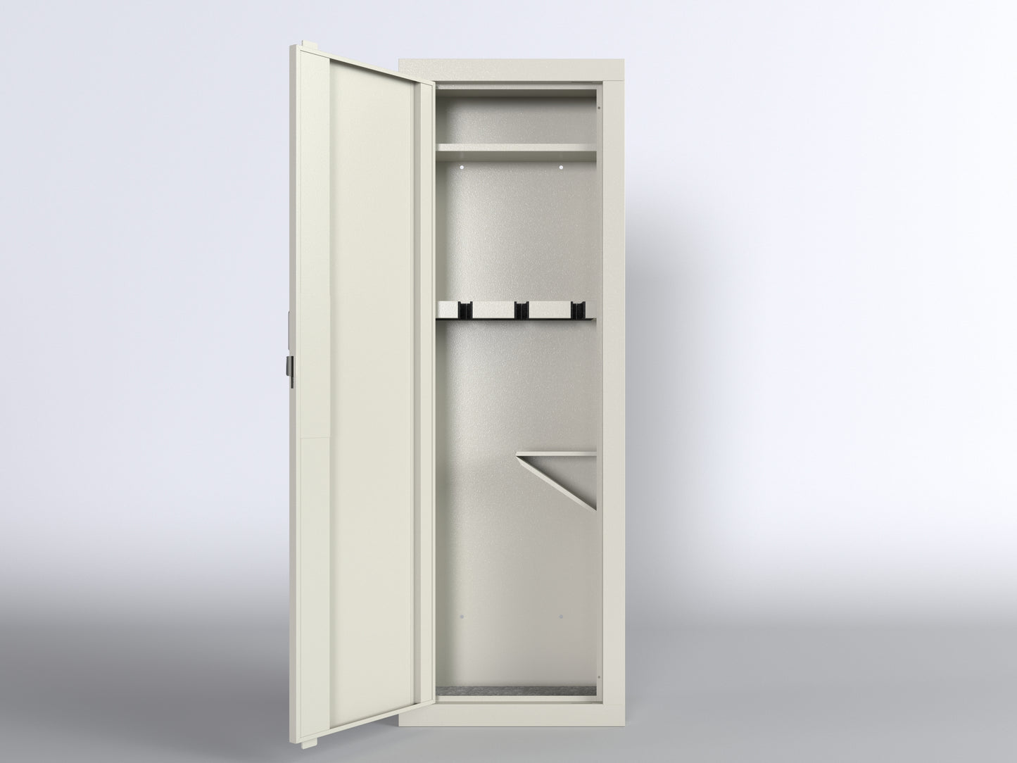 In Wall Gun Safe Keypad Entry - White