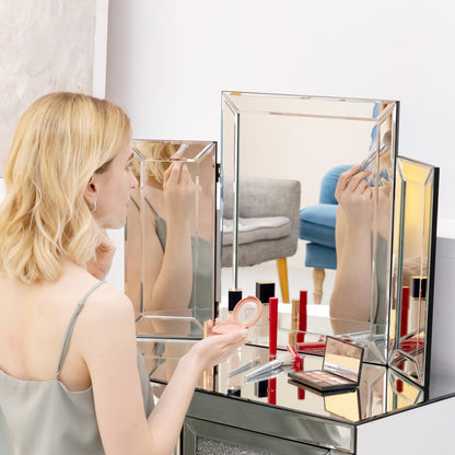 Elegance Reflections Trifold Vanity Mirror