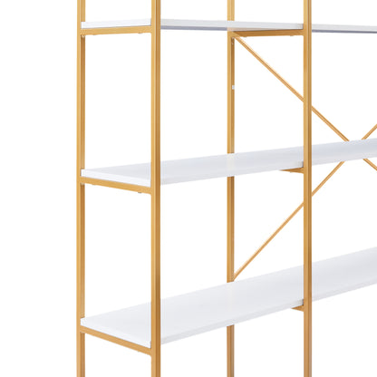 X Bar Gold Frame Bookcase