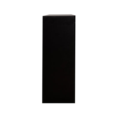 Glossy Glow Sideboard: Modern Storage Cabinet with LED Light
