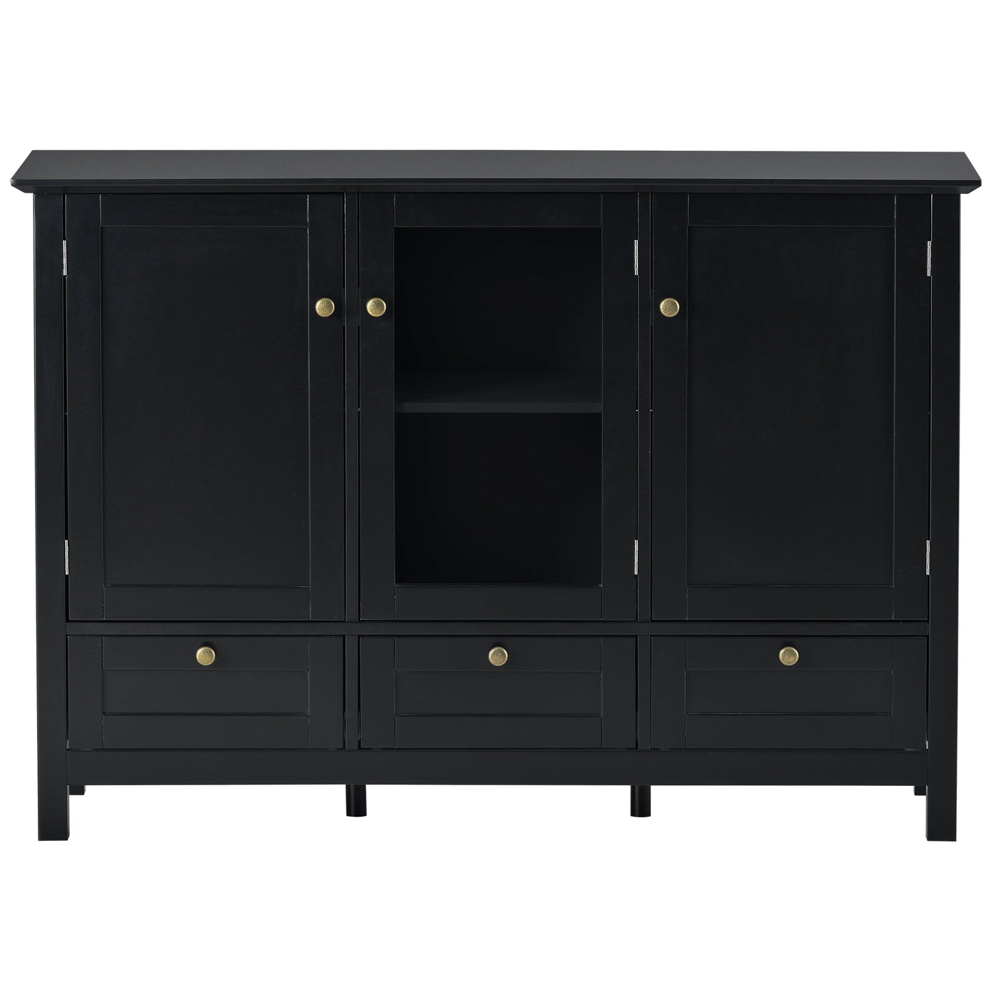 Elegant Living Console - 44.9'' Accent Cabinet with Doors and Drawers