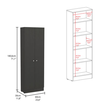 Max Storage Pantry Cabinet - Black
