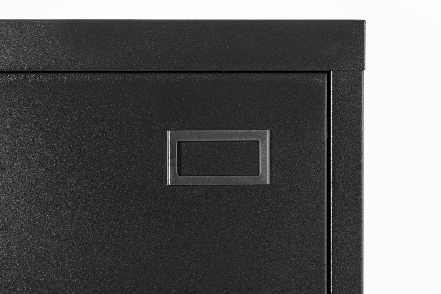 Lock Metal Steel 3 Drawer Lateral Filing Cabinet - Black