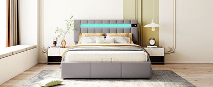 Luxury Dream Bed - Queen Size with LED light, Bluetooth Player and USB Charging