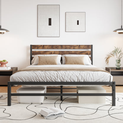 Rustic Haven Queen Bed Frame