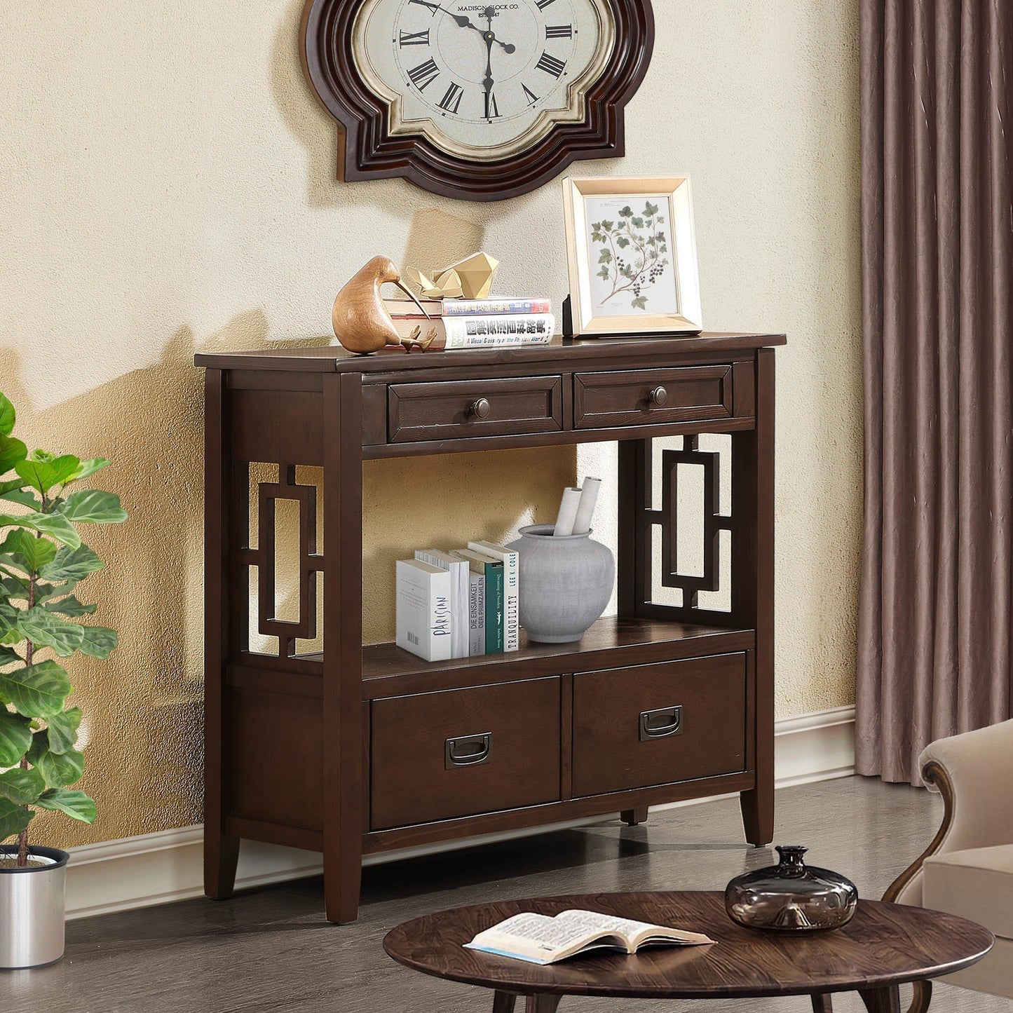 Rustic Charm Console Table
