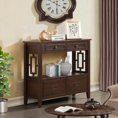Rustic Charm Console Table