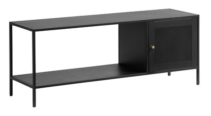 Noir III Metal Mesh Door Storage Bookcase
