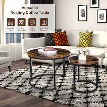 Wooden Blend Side Tables