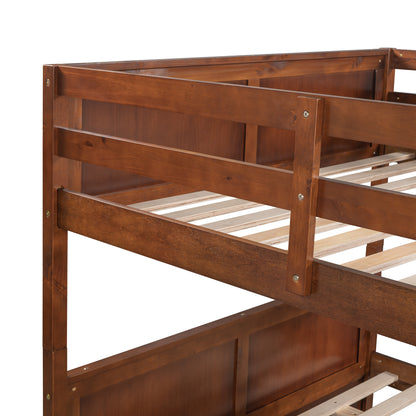 Walnut Dreamland Bunk Bed with Twin Trundle