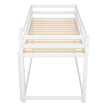 Cloud Haven Twin Bunk Bed - White