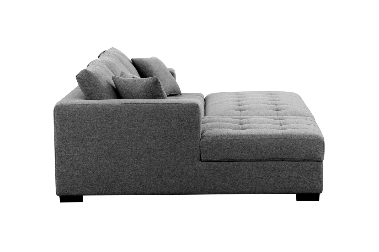 Elegant Comfort 3-Seat L-Shape Sectional Sofa Set