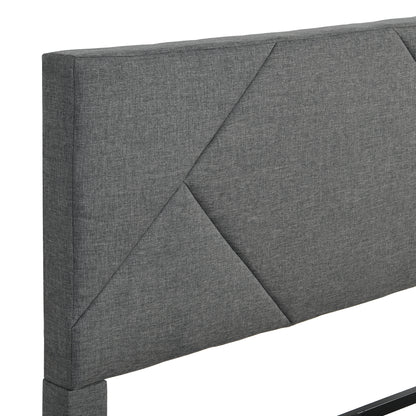 ElegantDreams Upholstered Queen Bed Frame