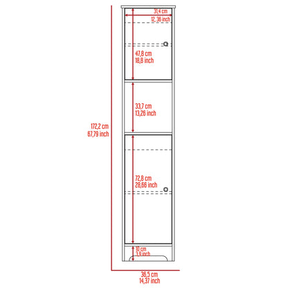 Iris Linen Cabinet  - Light Oak