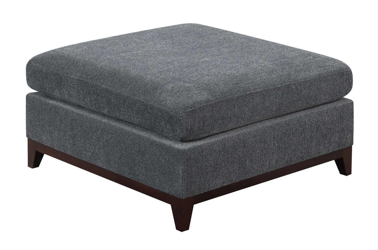 Chenille Comfort Ottoman